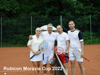 Účastníci turnaje zleva :  Zuzana Zlochová, Milan Rusz, Piotr Podzdzal, Martin Gajdzica