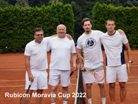 Účastníci turnaje zleva :  Marek Foldyna, Pavel Sliž, David Růžička, René Broda