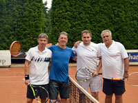 Finalisté zleva :  Tomáš Sikora, Zdislav Csepcsar, Matěj Huťka, Roman Huťka