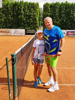 Účastníci turnaje zleva :  Vendula Pituchová, Michal Pitucha