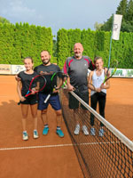 Finalisté zleva :  Tereza Šigutová, Jan Šigut, Martin Holubčík, Anna Holubčíková