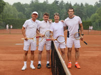 astnci turnaje zleva :  Daniel Fojcik, Petr Vitsek, Roman Tengler, Ren Broda