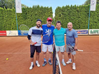 Semifinalist zleva :  Robert Kauki, Petr Zoubek, Tom Suszka, Petr Zajonc