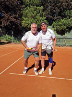 ��astn�ci turnaje zleva :  Roman Hu�ka, Anton�n Ho�a