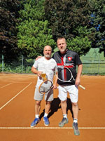 ��astn�ci turnaje zleva :  Petr Zajonc, Petr Zoubek