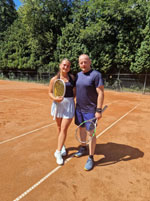astnci turnaje zleva :  Barbora Zajoncov, Daniel Lotko