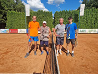 O 3.msto zleva :  Tom Zoubek, Gabriel Klimek, Petr Klus, Ondej otkovsk