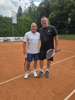 ��astn�ci turnaje zleva :  Petr Zoubek, Ale� Ur��ek