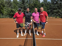 Semifinalist� zleva :  David Vici�n, Rostislav Marosz, Du�an Adam��k, Michal Pitucha