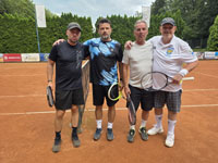 Finalist� sout�e �t�chy zleva :  Rostislav Sabela, Radek J�va, Ji�� Figura, Roman Hladonik