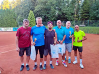Medailist� �ty�hry zleva :  Jan Sagan, Nikolas Klimek, Tom� Motyka, Karel Kavulok, Radim Sikora