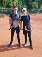 ��astn�ci turnaje zleva :  Adam Lanc, Vojt�ch Lanc
