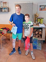 4.m�sto zleva :  Michal Krzemien, Denis Krzemien