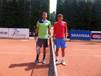 Semifinalist dvohra mui zleva :  Martin Schulhauser, tpn Holi