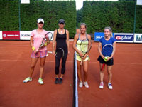 Finalistky tyhra eny zleva :  Martina Kudelov, Kateina Siskov, Monika Wawrzyczkov, Veronika Golov