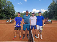 Semifinalist tyhry mu zleva :  Luk Pietrosz, Luk Pietrosz, Patrik Oplutil, Alan Hudson Baxter