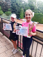 3.m�sto zleva :  Barbora Vychodilov�, Diana Kapustov�