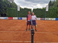 Semifinalist� dvouhry mu�� zleva :  Luk� Dillenz, Daniel Filo