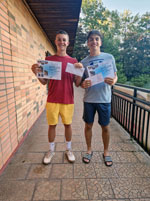 2.m�sto �ty�hra mu�i zleva :  Daniel Jend�ejek, Ond�ej Han�k