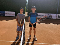 Semifinalist� dvouhry zleva :  Hugo Maliga, Jan Kavka