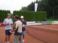 Finalist dvouhry zleva :  Karel Tska, Roman Kut
