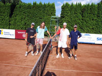 Finalist tyhry dorostenc zleva :  Pavel Pohl, Patrik Popule, Adam Dominik, Robert Hoelka