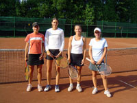 Finalist tyhry en zleva :  Martina Ondrkov, Tereza Hladkov, Pavlna Glosov, Kristna rmkov