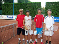 Finalist tyhry dorostenc zleva :  Matj Krack, Luk Lazar, Luk Jemnek, David Zielina