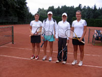 astnice finle zleva :  Tereza Vanurov, Gabriela Horkov, Zora Vlkov, Tereza Lrov