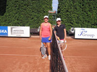 Finle dvouhry dvek zleva :  Alena Zuzankov, Justna Malatnsk