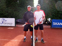 Finalist dvouhry mu zleva :  Jakub Hadrava, Tom Rohan