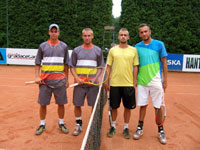 Semifinalist tyhry mu zleva :  Jakub Hadrava, Matj Krack, Daniel Rola, Martin Kapar