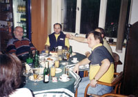 Pnov zleva :  Mirek Grim, Ale Dobesch, Rosa Blaha, Ren Farga