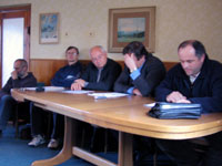 lenov vkonnho vboru zleva :  Karel Konderla, Pavel Sikora, Miroslav Grim, Ren Farga, Ale Dobesch