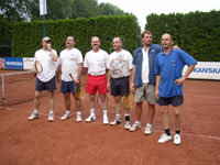 Medailist zleva :  Ji Dohnal, Roman Huka, Petr Gavlas, Ale Dobesch, Richard Krl, Jan Wolny