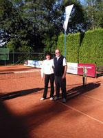 astnci turnaje zleva :  Sylvie Petrovov, Ivan Zboran