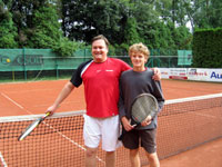 astnci turnaje zleva :  Ren Farga, Michal Farga