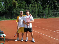 astnci turnaje zleva :  Michal Krenelok, Filip Grim