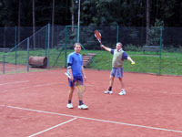 astnci turnaje zleva :  Martin Oszelda, Radek Ban