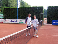 astnci turnaje zleva :  Martin Baanovsk, Luk Sitek