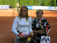 Stbrn pr zleva :  Jarmila Sikorov, Vilma Sikorov