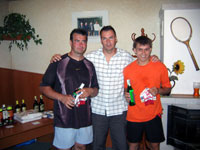 Cena tchy zleva :  Milan Rusz, Richard Krl (pedvajc), Petr Vitsek