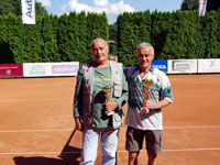 Finalist dvouhry 50 a vce let zleva :  Julius Molnr, Josef Kvala