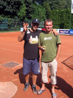 Medailist dvouhry 18-35 let zleva :  Robin Psczolka, Daniel Klimek