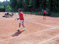 astnci turnaje zleva :  Daniel Klimek, Bogdan Wilk