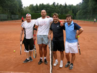 Semifinalist zleva :  Lumr Holeksa, Igor Sabela, Radek Bolek, Jan Bolek