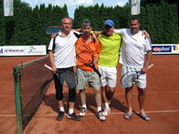 astnci semifinle zleva :  Daniel Fojcik, Petr Luke, Daniel Klimek, Milan Rusz