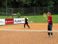 astnci turnaje zleva :  Jan Chla, Jarmila Sikorov