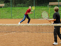 astnci turnaje zleva :  Jarmila Sikorov, Jan Chla