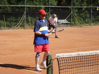 Účastníci turnaje zleva :  Václav Walica, Bronislav Haltof